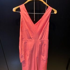 Jumpsuit in bright pink